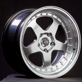 JNC 010 Hyper Black Machined Lip 15x8 4x100/4x114.3 +20 Wheel/Rim 18515188230