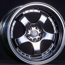 JNC 017 18X9.5 5X100/5X114.3 +25 CHROME BLACK Wheel/Rim