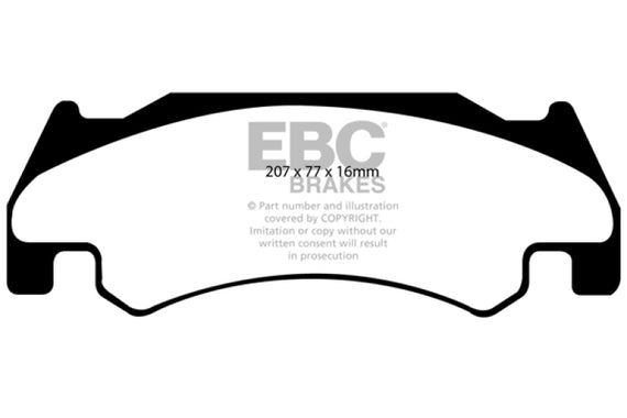 EBC Green Stuff Front Brake Pads for 05-06 Dodge Ram SRT10 8.3L - DP61739 DP61739