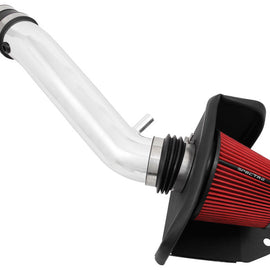 Spectre 16-18 Jeep Grand Cherokee V6-3.6L F/I Air Intake Kit - Polished w/Red Filter 9071