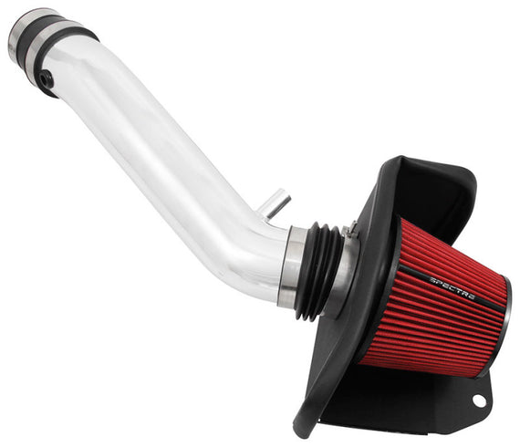 Spectre 16-18 Jeep Grand Cherokee V6-3.6L F/I Air Intake Kit - Polished w/Red Filter 9071