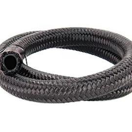Torque Solution Nylon Braided Rubber Hose -8AN 20ft (0.44in ID) TS-RH-NR8-20