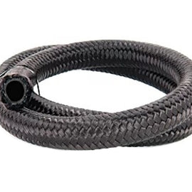 Torque Solution Nylon Braided Rubber Hose -6AN 50ft (0.34in ID) TS-RH-NR6-50