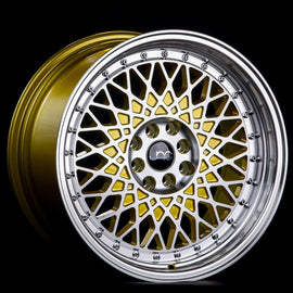 JNC 031 Gold Machined Face 15x8 4x100/4x114.3 +20 Wheel/Rim 18515537990