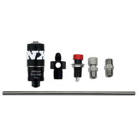 Nitrous Express Nitrous Purge Valve (4AN Manifold Push Button and Vent Tube) 15600