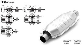 MAGNAFLOW UNIVERSAL HIGH-FLOW CATALYTIC CONVERTER 33005