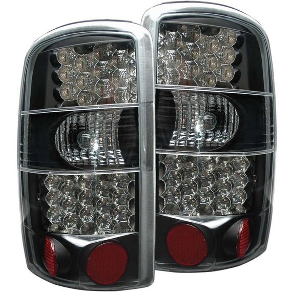 Anzo USA LED Taillights Black for Chevrolet/GMC Suburban/Tahoe/Yukon 2000-2006 311003