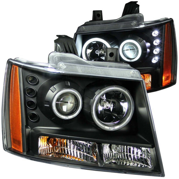 Anzo 111109 Black Projector Headlights for 07-13 Chevy Avalanche/Suburban/Tahoe 111109
