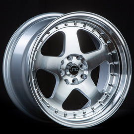 JNC 010 Silver Machined Face 17x9 4x100/4x114.3 +25 Wheel/Rim 18515220358