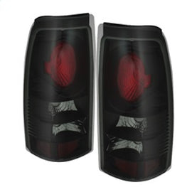 Spyder Chevy Silverado 1500 99-02 (Not Fit Stepside) Euro Style Tail Lights Blk Smke ALT-YD-CS99-BSM 5078056