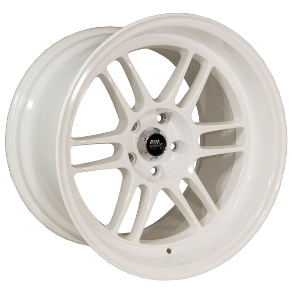 MST Suzuka 18x9.5 5x114.3 12 73.1 Alpine White Wheel/Rim 19-89565-12-WHT