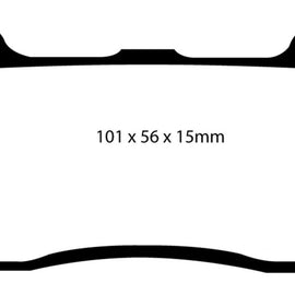 EBC Brakes Bluestuff Street and Track Day Brake Pads DP5039NDX