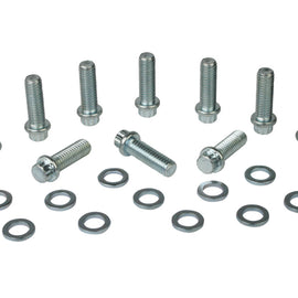 Moroso Chevrolet Big Block Intake Manifold Bolt Kit - (12) 3/8in-16 x 1.25in & (4) 3/8in-16 x 1.75in 38420