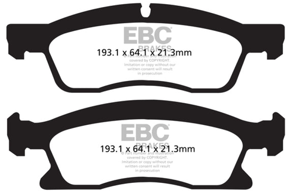 EBC Brakes DP42136R Yellowstuff Street And Track Brake Pads DP42136R
