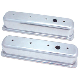 Spectre SB Chevy Center Bolt Tall Valve Cover Set - Polished Aluminum 5017
