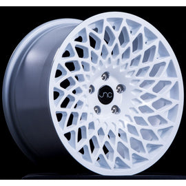 JNC 043 Full White 18x8.5 5x114.3 +35 Wheel/Rim 21387406598