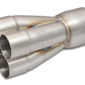 Vibrant 4-1 SS Merge Collectors (2-1/4in Inlet Slipover ID 4in Merge Outlet OD) - Sold Individually 10317