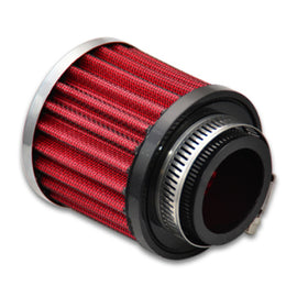 Vibrant Crankcase Breather Filter w/ Chrome Cap 1.5in 38mm Inlet ID 2188