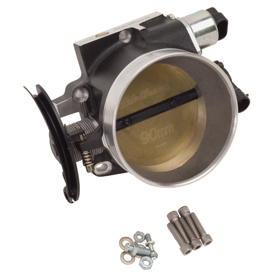 Edelbrock Throttle Body Victor Series 90mm for Competition EFI Black Finish 38693