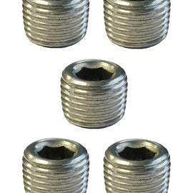 Torque Solution Stainless Steel 1/8 in NPT Plug: Universal 5 Pack TS-NPT-18.5