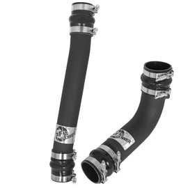 aFe BladeRunner 2.75in Hot 3.5in Cold Side Intercooler Tubes w/ Coupling Clamp Kit 10-12 Dodge 6.7L 46-20084-B