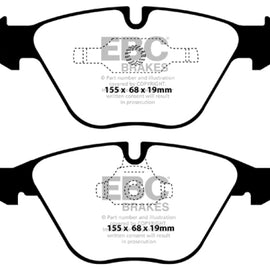 EBC 11+ BMW Z4 3.0 Twin Turbo iS (E89) Greenstuff Front Brake Pads DP22006