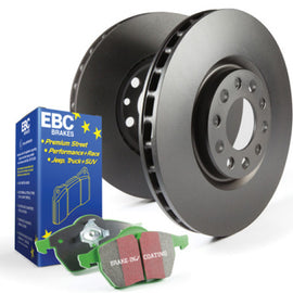 EBC Brakes S11KF1235 S11 Kits Greenstuff 2000 and RK Rotors Fits 07-13 3 S11KF1235