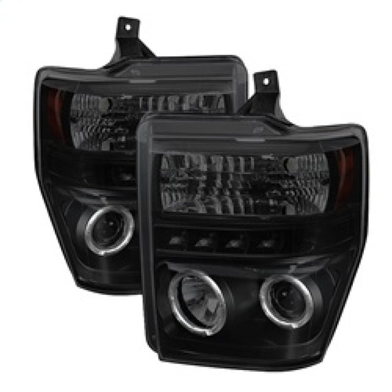 Spyder Auto Halo LED 5078490 Projector Headlights For 08-10 Ford F250/350/450 SD 5078490