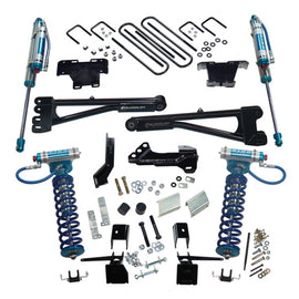 Superlift 17-19 Ford F-250 SD 4WD 4in King Rad. Arm Lift Kit w/King FR Coils & Rear Reservoir Shocks K165KG