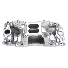 Edelbrock Polished B/B Chev Rect Port RPM Air-Gap Manifold 75621