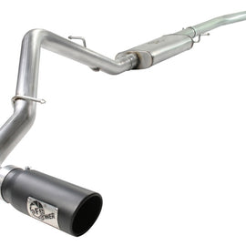 aFe MACHForce XP Exhaust SS-409 Cat-Back w/ 304SS Black Tip 04-07 GM Trucks 1500 V6/V8 49-44013-B