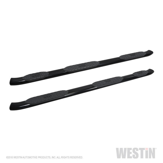 Westin 2019 Chevrolet Silverado/Sierra 1500 CC (5.5ft) PRO TRAXX 5 WTW Oval Nerf Step Bars - Black 21-534685