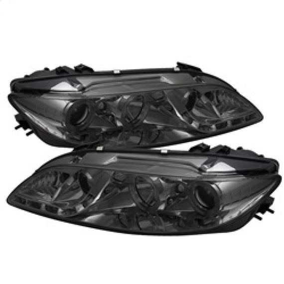 Spyder LED Projector Light Smoke Head Lights w/Fog For 03-05 Mazda 6 - 5042545 5042545