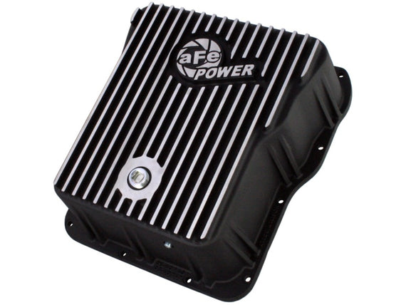 Transmission Oil Pan-Pan Black with Machined Fins Afe Filters 46-70072 46-70072