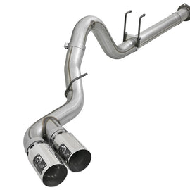 AFE Rebel Xd 4" Filter-Back Exhaust Polished Tip For 17-19 Ford 6.7l Powerstroke 49-43102-P