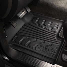 For Chevy Silverado 1500 Classic 07 Catch-It Vinyl 1st Row Black Floor Liners 283002-B