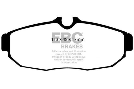 EBC 05-10 Ford Mustang 4.0 Orangestuff Rear Brake Pads DP91741