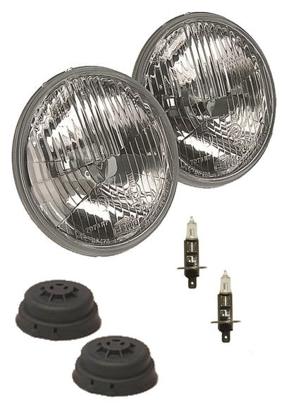 Hella 135mm H1 12V 55W High Beam Head Lamp Twin Kit 002425811