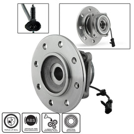 xTune Wheel Bearing & Hub Front 99-00 Chevy K2500 Truck 4WD V8 7.4L w/ 8 Lug Wheels BH-515041 9936265