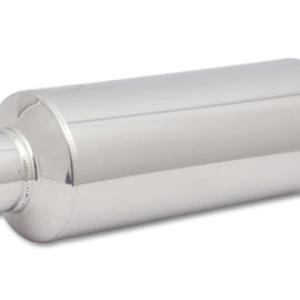 Vibrant SS Resonator (Standard Design) 2.5in inlet/outlet x 18in long w/ 5in OD resonator body 17930