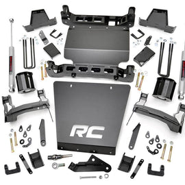 Rough Country 7-inch Suspension Lift Kit (Factory Cast Aluminum)