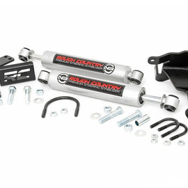 Rough Country Jeep N3 Dual Steering Stabilizer (2018 Wrangler JL)