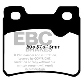 EBC 94-96 Saab 900 2.0 Turbo Redstuff Rear Brake Pads DP3761C