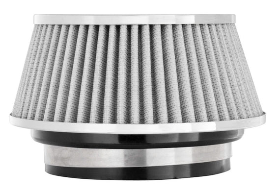 Spectre Adjustable Conical Air Filter 2-1/2in. Tall (Fits 3in. / 3-1/2in. / 4in. Tubes) - White 8168