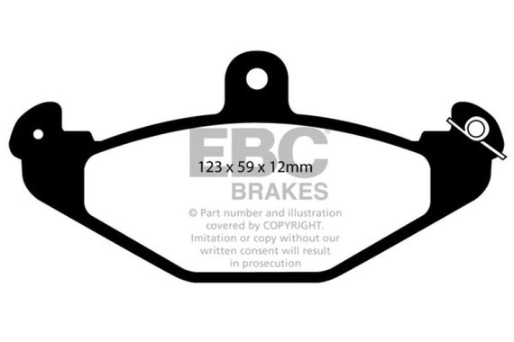 EBC Brakes UD491 Ultimax Brake Pads Fits 04-11 Elise Exige Roadster UD491