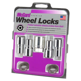 McGard Wheel Lock Set 4pk  1/2-20 NUT LONG .95" SHANK, 13/16 HEX, 1.75"OAL-CHROME 22140