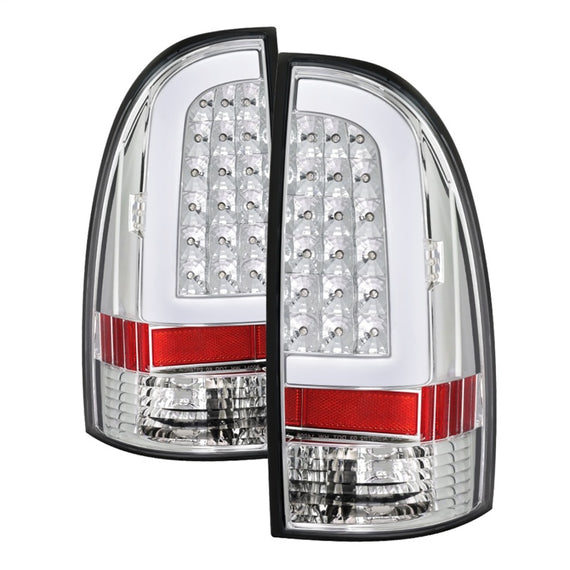 xTune 05-15 Toyota Tacoma (Excl Models w/LED) Light Bar LED Tail Lights -Chrm (ALT-ON-TT05-LBLED-C) 5082114