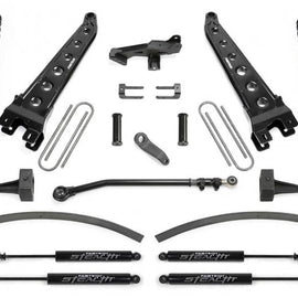 Fabtech 17-21 Ford F250/ F350 4WD Diesel 8in Rad Arm Sys w/Coils & Stealth Shks K2265M