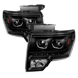 Spyder 9032226 Black Projector Headlights - LED Halo for 09-14 Ford F150 9032226