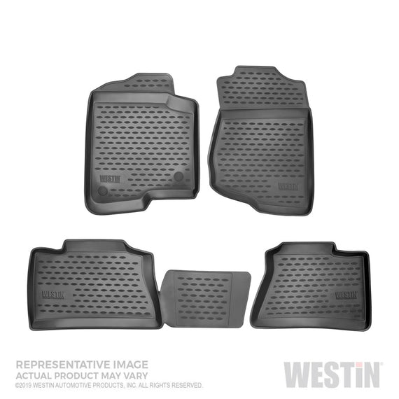 Westin 12-18 Ford Focus (Excl RS) Profile Floor Liners 4pc - Black 74-12-51042